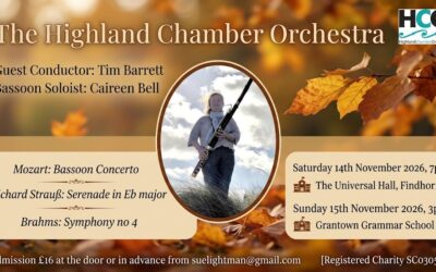 HCO concerts in November 14th and 15th 2026
